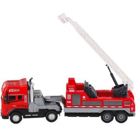 Vardem Oyuncak KLX800-239 Sesli Işıklı 1:24 Oyuncak İtfaiye Tırı