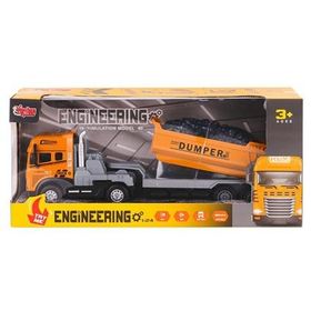 Vardem Oyuncak KLX800-241-42-43-44 Işıklı Müzikli 1:24 İnşaat Tırı