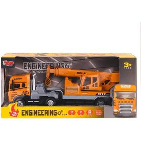 Vardem Oyuncak KLX800-241-42-43-44 Işıklı Müzikli 1:24 İnşaat Tırı
