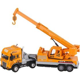 Vardem Oyuncak KLX800-245 Işıklı Müzikli 1:24 Oyuncak Vinç Tır
