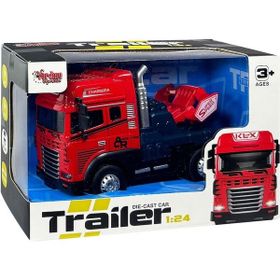 Vardem Oyuncak KLX800-247 Sürtmeli Işıklı Müzikli 1:24 Oyuncak Tır Kafası