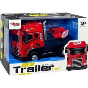 Vardem Oyuncak KLX800-247 Sürtmeli Işıklı Müzikli 1:24 Oyuncak Tır Kafası