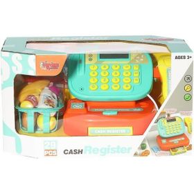 Vardem Oyuncak LS820A57-8 Işıklı Hesap Makineli Yazar Kasa Oyun Seti