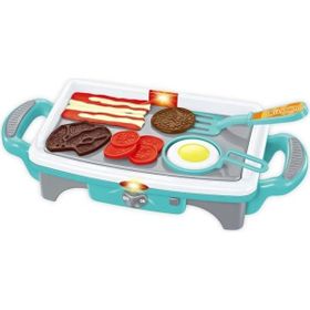 Vardem Oyuncak QF2908P-1-QF2908G-1 Işıklı Aksesuarlı Teppanyaki Izgara