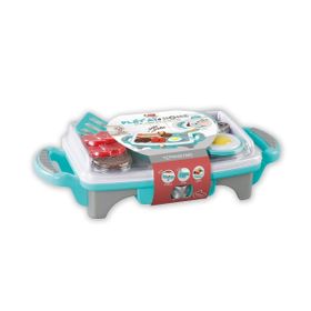Vardem Oyuncak QF2908P-1-QF2908G-1 Işıklı Aksesuarlı Teppanyaki Izgara