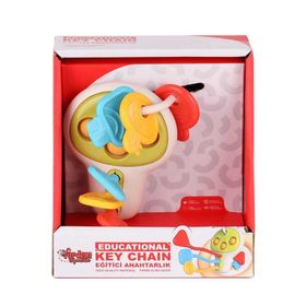 Vardem Oyuncak RT1507 Eğitici Poppitli Cırcırlı Bebek Anahtarlığı Eğitici Oyuncak