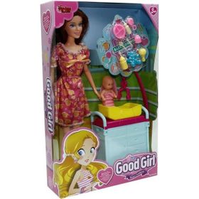 Vardem Oyuncak WG-115167 Kutulu 29 cm Akesuarlı Beşikli Bebek