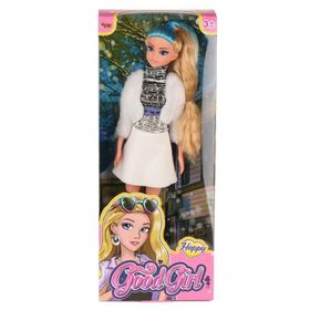 Vardem Oyuncak WG-115521 Ceketli Çizmeli Renkli Saçlı Bebek