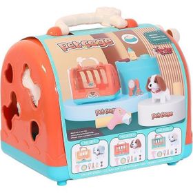 Vardem Oyuncak WL-3615-1-2 Taşıma Çantalı Köpek Oyun Seti
