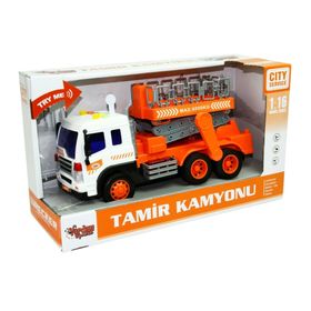 Vardem Oyuncak Wy340e 1 16 Sürtmeli Sesli Işıklı Tamir Kamyonu