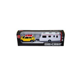 Vardem Oyuncak XFD1003 Kutulu Karavan Çeken Die-Cast Çek Bırak Mini Araba