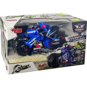 Vardem Uzaktan Kumandalı Full Fonksiyon Şarjlı 1:10 Mavi Drift Motosiklet