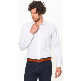Varetta - Mini Desenli Beyaz-Xl Erkek Gömlek
