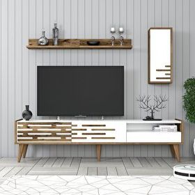 Variant Ceviz Beyaz Valensiya Tv Ünitesi