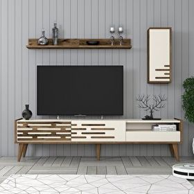 Variant Ceviz Krem Valensiya Tv Ünitesi