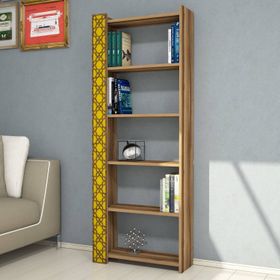 Variant City Ceviz-Sarı Kitaplık