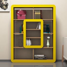 Variant Concept Ceviz Sarı Orkide Kitaplık
