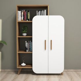 Variant Concept Form Ceviz Beyaz Çok Amaçlı Dolap Ve Kitaplık
