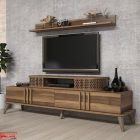 Variant Eylül Ceviz Tv Ünitesi Orta Sehpa Takımı