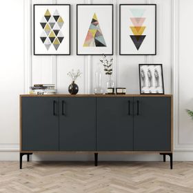 Variant Kiev Ceviz Antrasit 160 cm Konsol