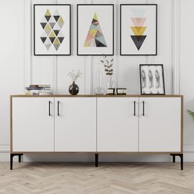 Variant Mobilya Ceviz Beyaz Kiev Konsol