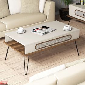 Variant Mobilya Ekol Krem Rengi Orta Sehpa