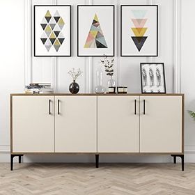 Variant Mobilya Kiev Ceviz Krem Konsol