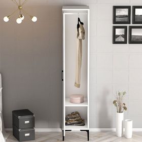 Variant Mobilya Kumsal 1 Kapılı S Beyaz Gardrop