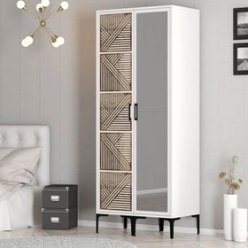 Variant Mobilya Kumsal 2 Kapılı PR Beyaz Gardrop