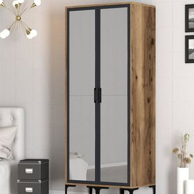 Variant Mobilya Kumsal 2 Kapılı RR Antrasit Gardrop
