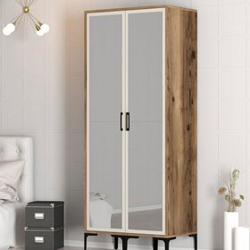 Variant Mobilya Kumsal 2 Kapılı RR Krem Gardrop