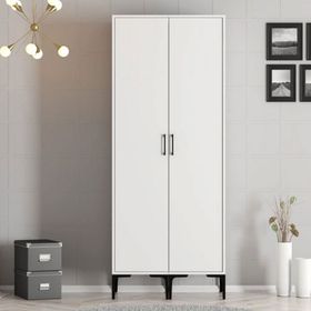 Variant Mobilya Kumsal 2 Kapılı SS Beyaz Gardrop