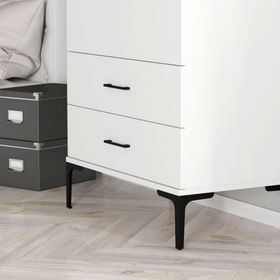 Variant Mobilya Kumsal 2 Kapılı T Beyaz Gardrop
