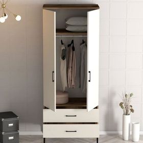 Variant Mobilya Kumsal 2 Kapılı T Krem Gardrop