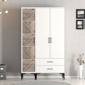 Variant Mobilya Kumsal 3 Kapılı PT Beyaz Gardrop