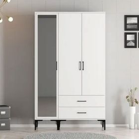 Variant Mobilya Kumsal 3 Kapılı RT Beyaz Gardrop