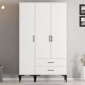 Variant Mobilya Kumsal 3 Kapılı ST Beyaz Gardrop