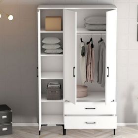 Variant Mobilya Kumsal 3 Kapılı ST Beyaz Gardrop