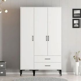 Variant Mobilya Kumsal 3 Kapılı ST Beyaz Gardrop