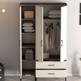 Variant Mobilya Kumsal 3 Kapılı ST Krem Gardrop