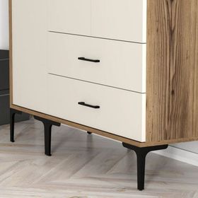 Variant Mobilya Kumsal 3 Kapılı ST Krem Gardrop