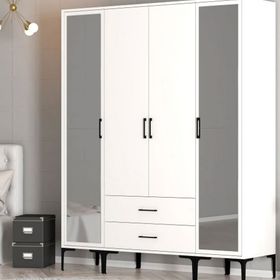 Variant Mobilya Kumsal 4 Kapılı PTR Krem Gardrop