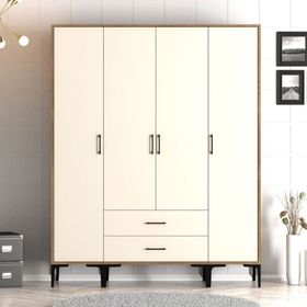 Variant Mobilya Kumsal 4 Kapılı STS Krem Gardrop