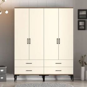 Variant Mobilya Kumsal 4 Kapılı TT Krem Gardrop