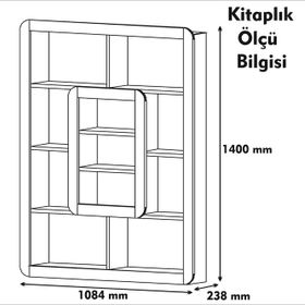 Variant Mobilya Orkide Kitaplık