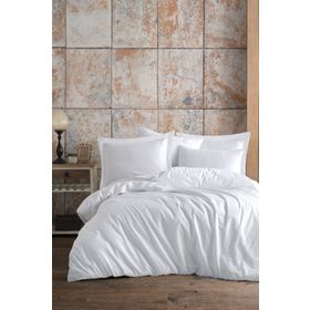 Varol Battal Boy Beyaz Nevresim Takımı