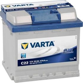Varta 12V 52 Ah Amper 470A Blue Dynamic C22 Uyumlu Akü