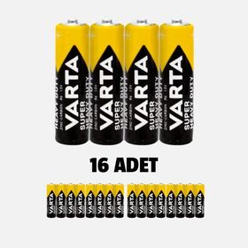 Varta 16'lı AA Süperlife Çinko Karbon Kalem Pil