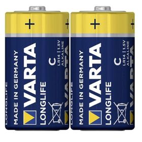 Varta 2'li Longlife Alkalin C Orta Boy Pil