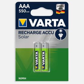 Varta 2'li Şarjlı Solar Pil